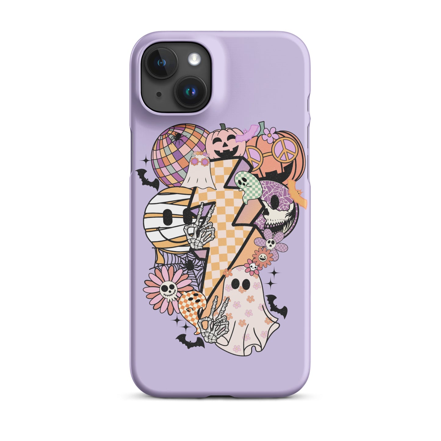 Lavender Groovy Spooky Snap case for iPhone®