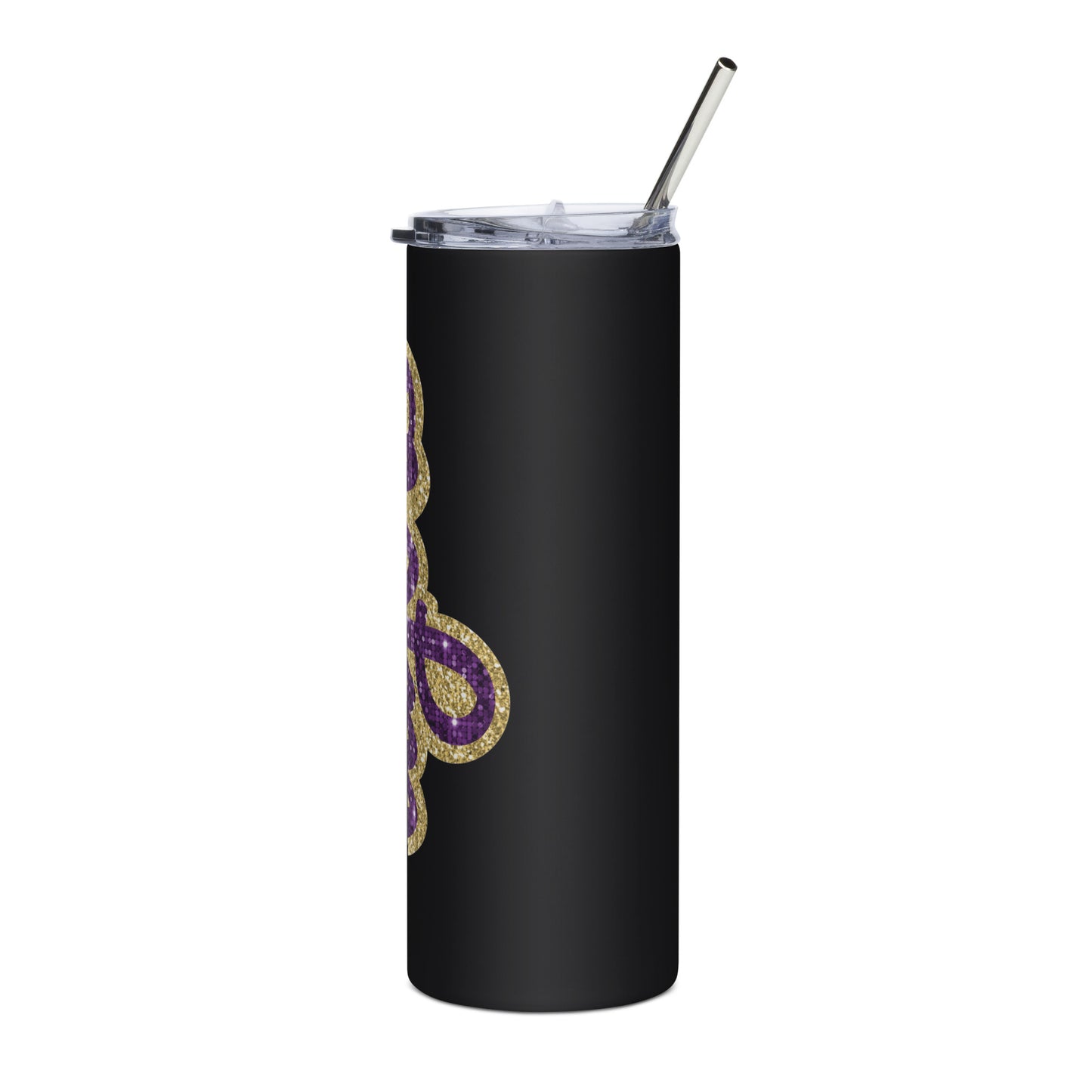 Tigers sequin look Stainless steel tumbler
