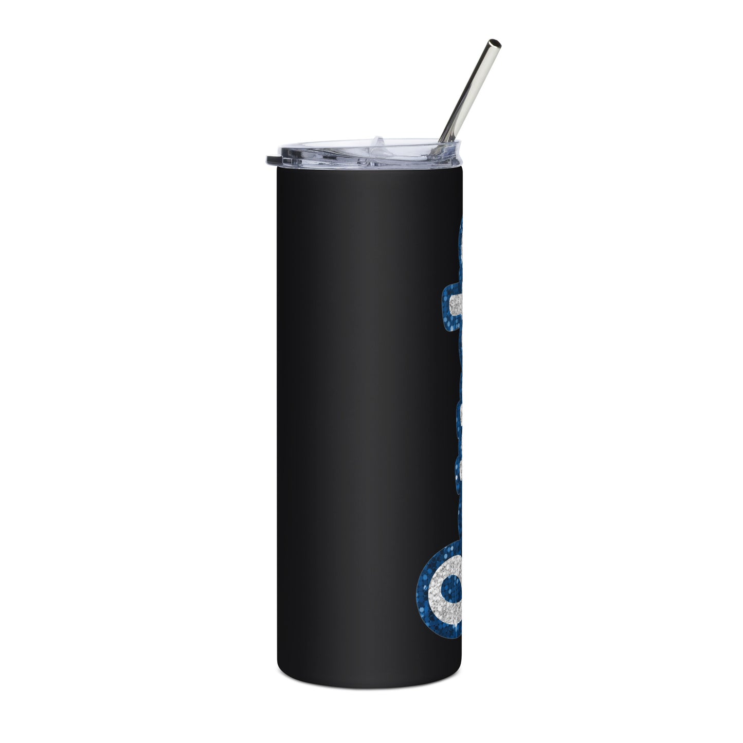 Hornets sequin look Stainless steel tumbler