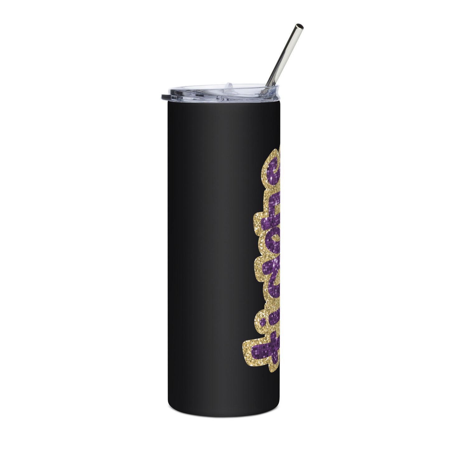 Tigers sequin look Stainless steel tumbler
