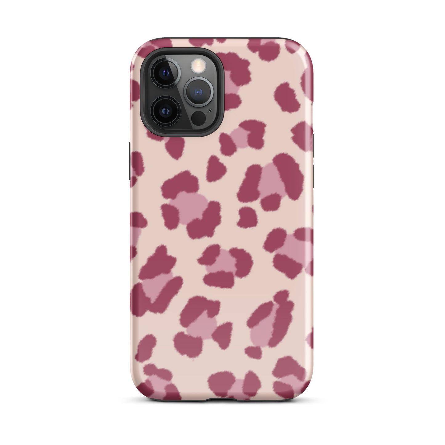 Pink leopard tough iPhone case