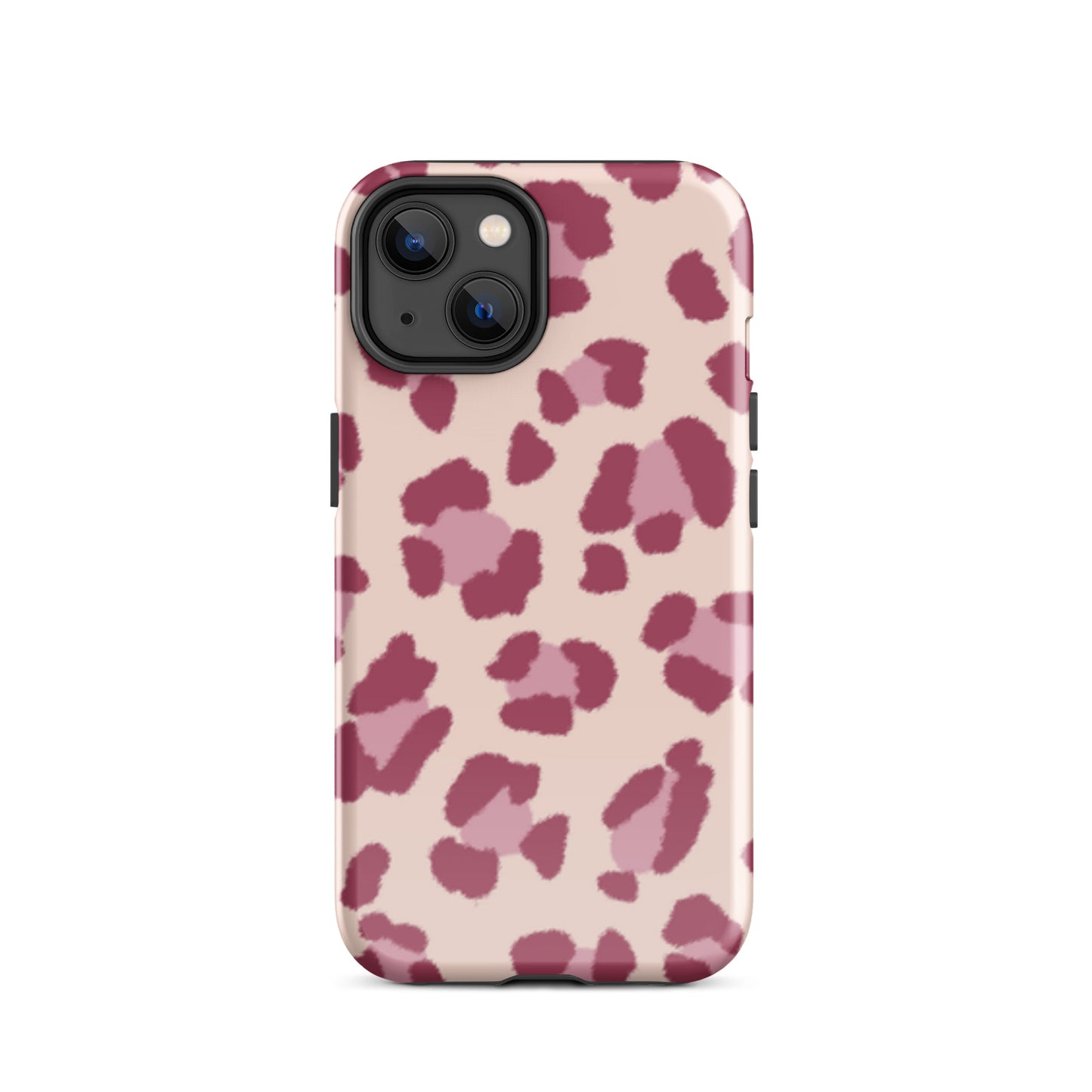 Pink leopard tough iPhone case