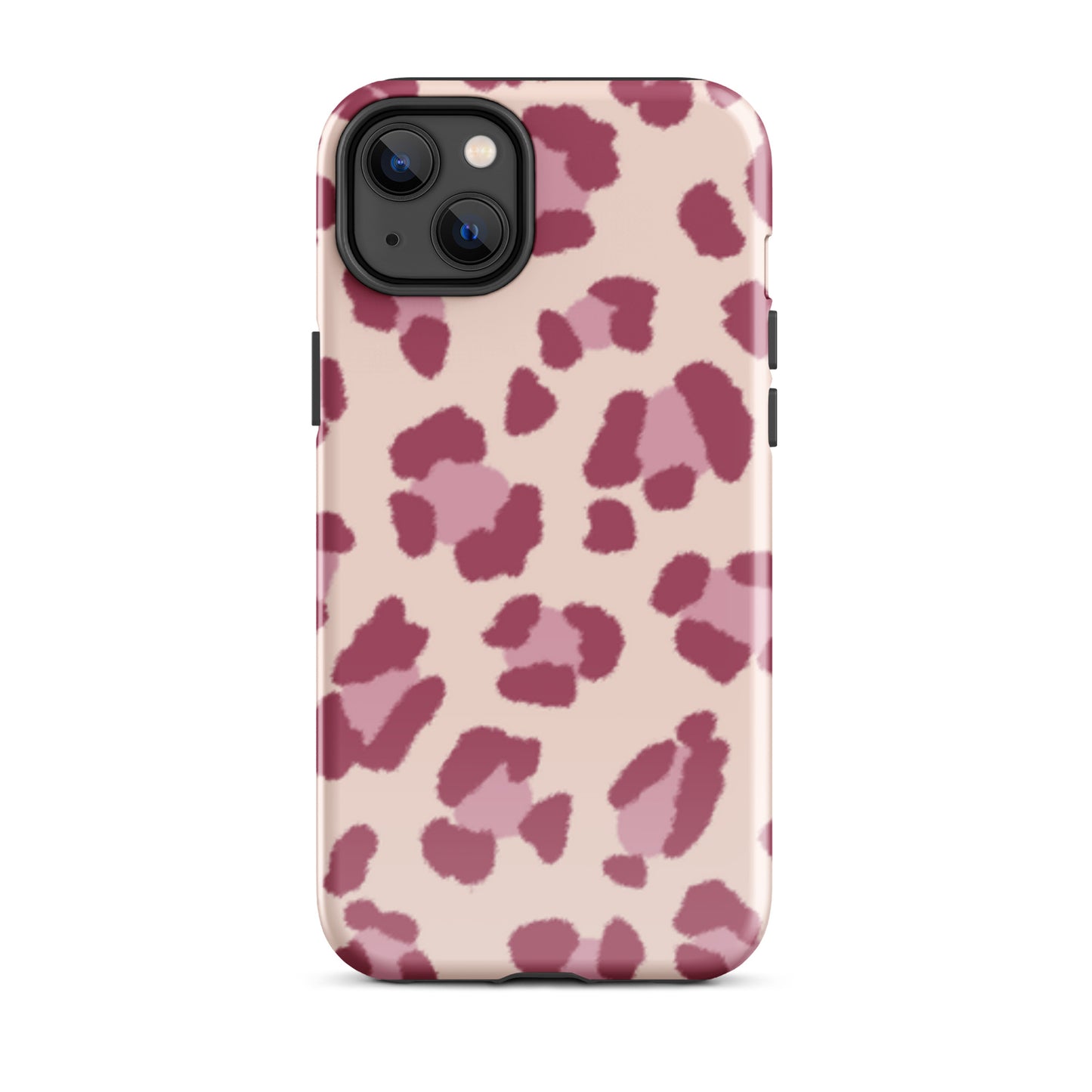 Pink leopard tough iPhone case