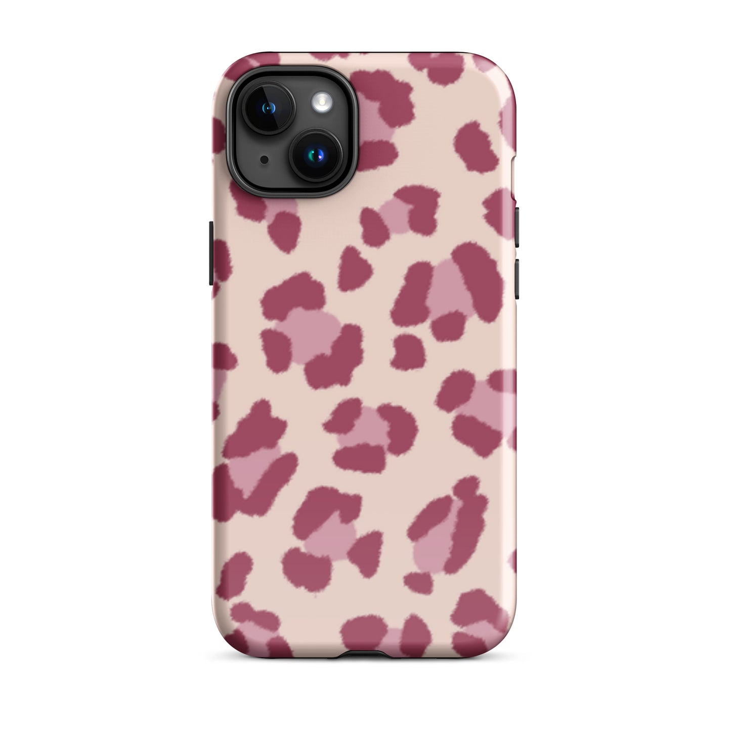 Pink leopard tough iPhone case