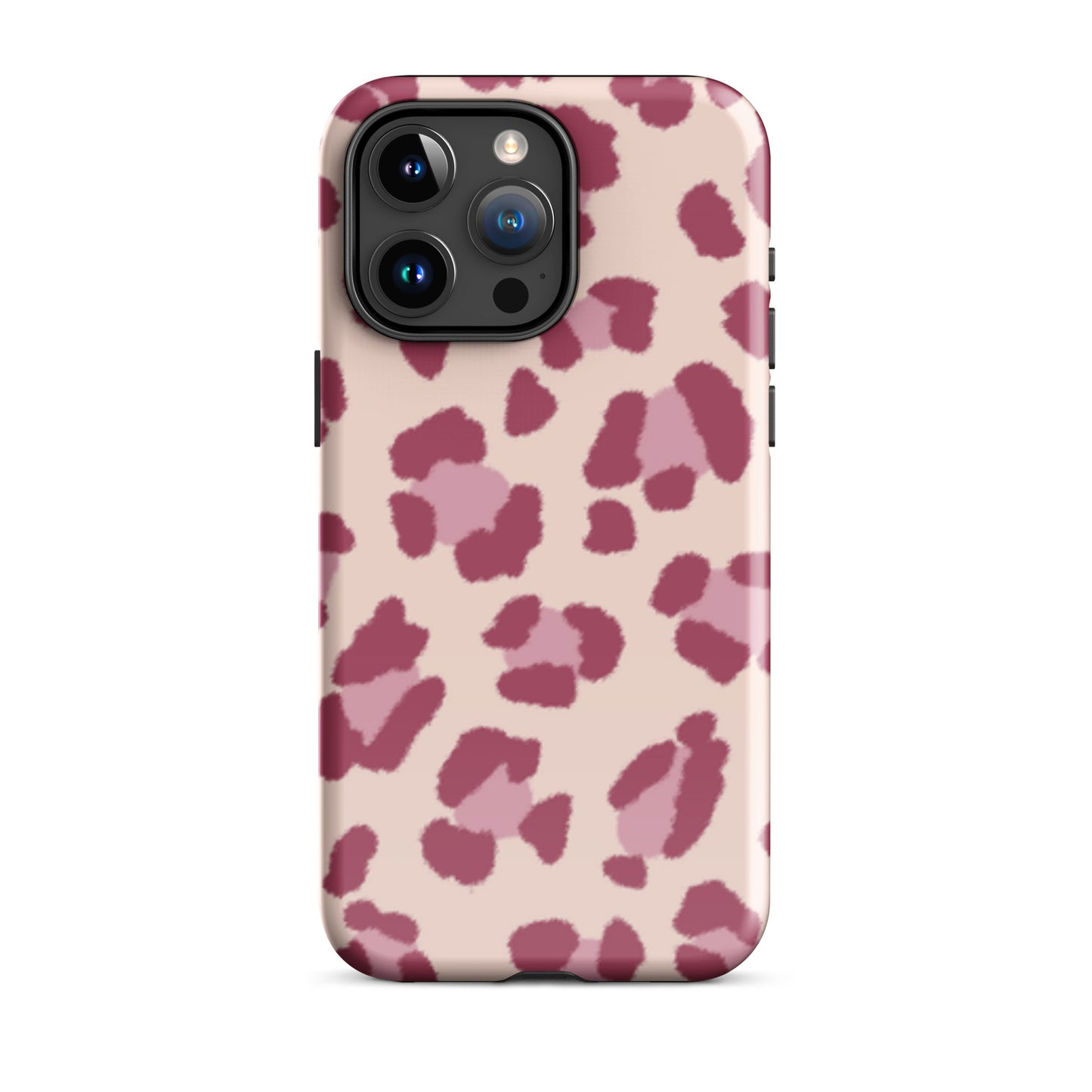 Pink leopard tough iPhone case