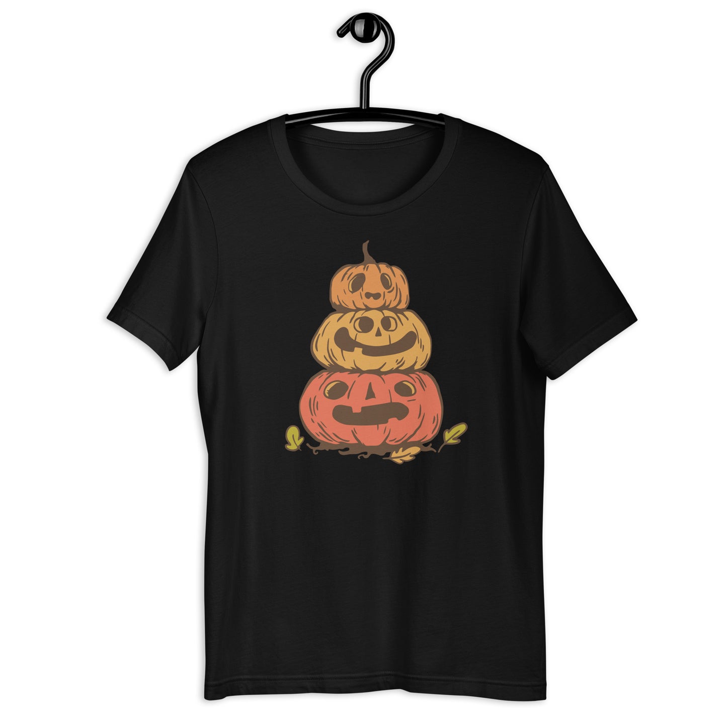 Triple Pumpkin Unisex t-shirt