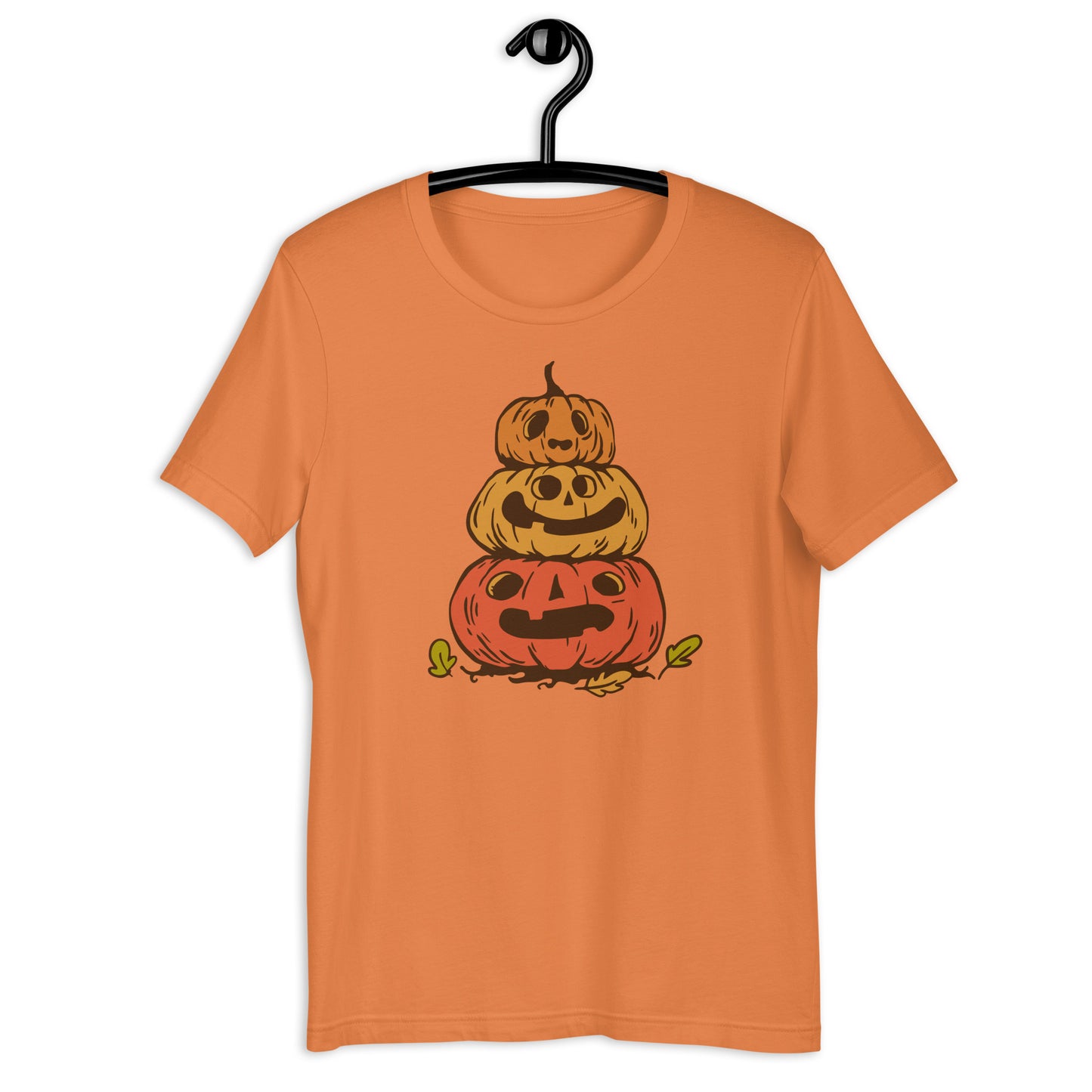 Triple Pumpkin Unisex t-shirt
