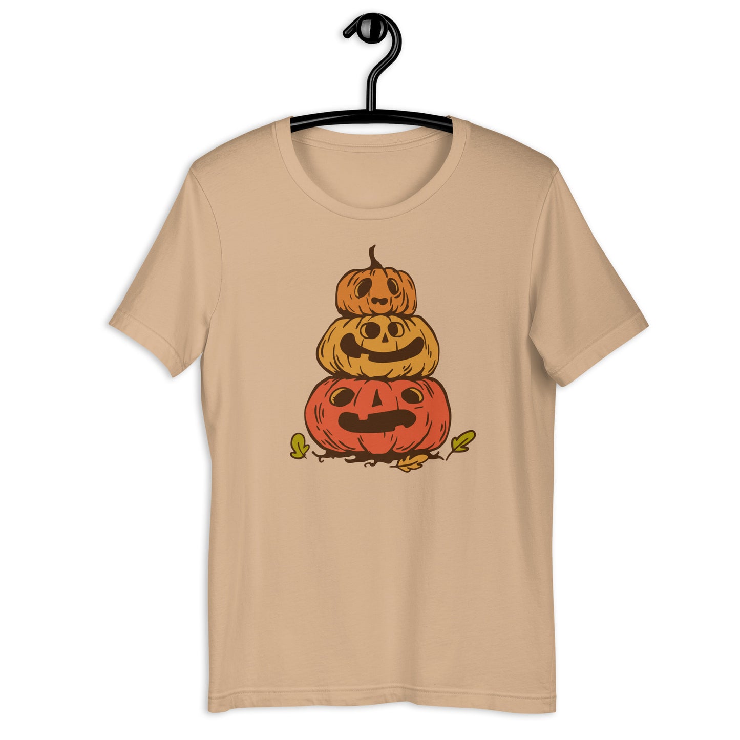 Triple Pumpkin Unisex t-shirt