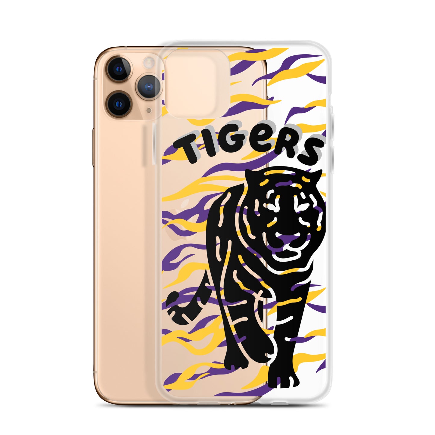 Tigers Clear iPhone Case