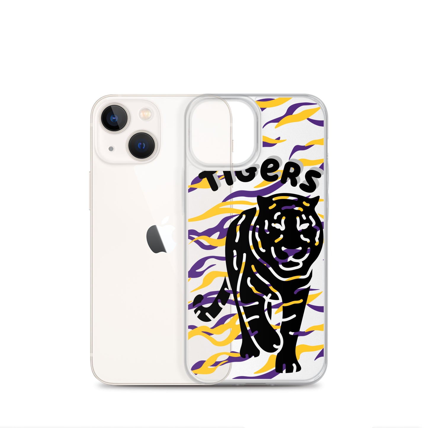 Tigers Clear iPhone Case