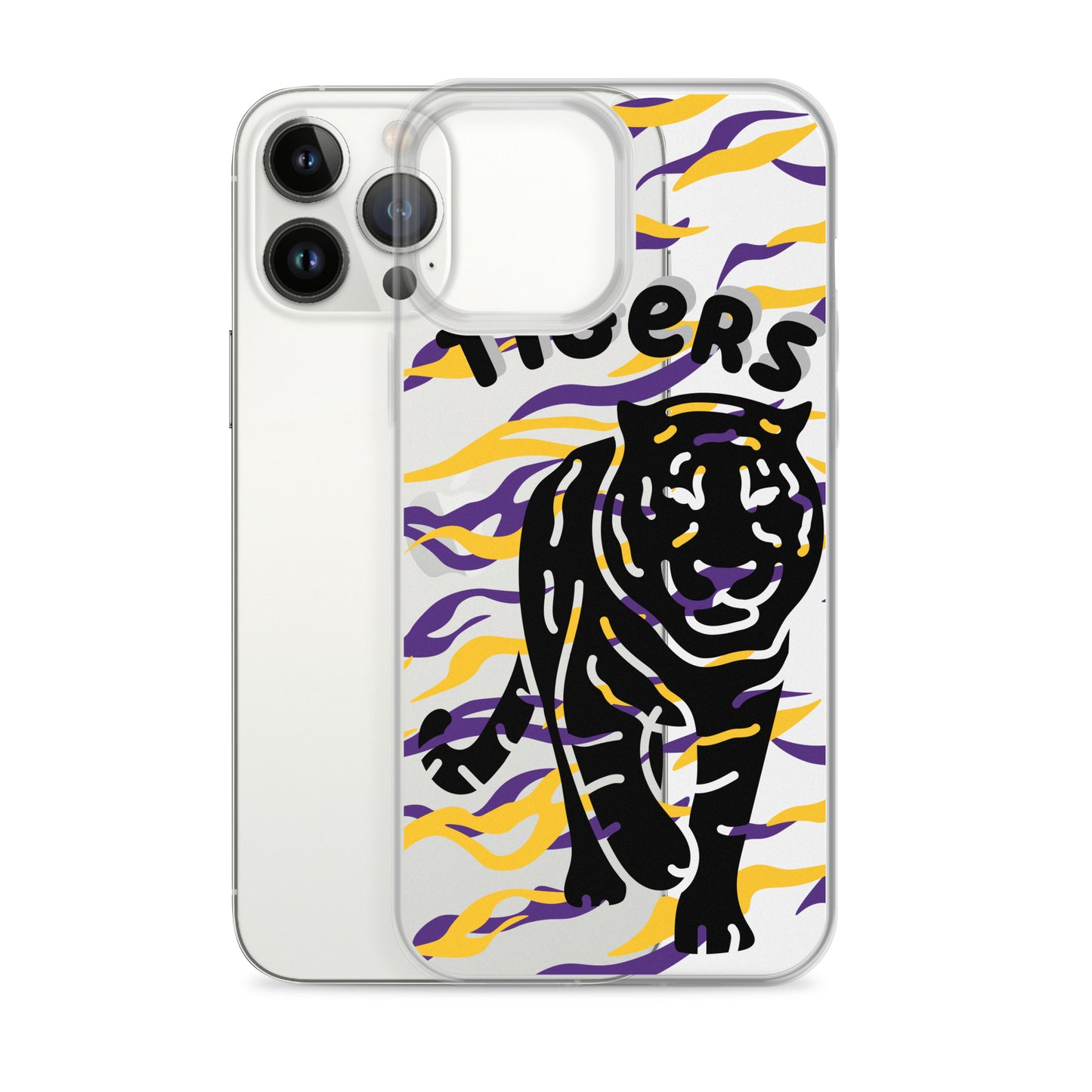 Tigers Clear iPhone Case