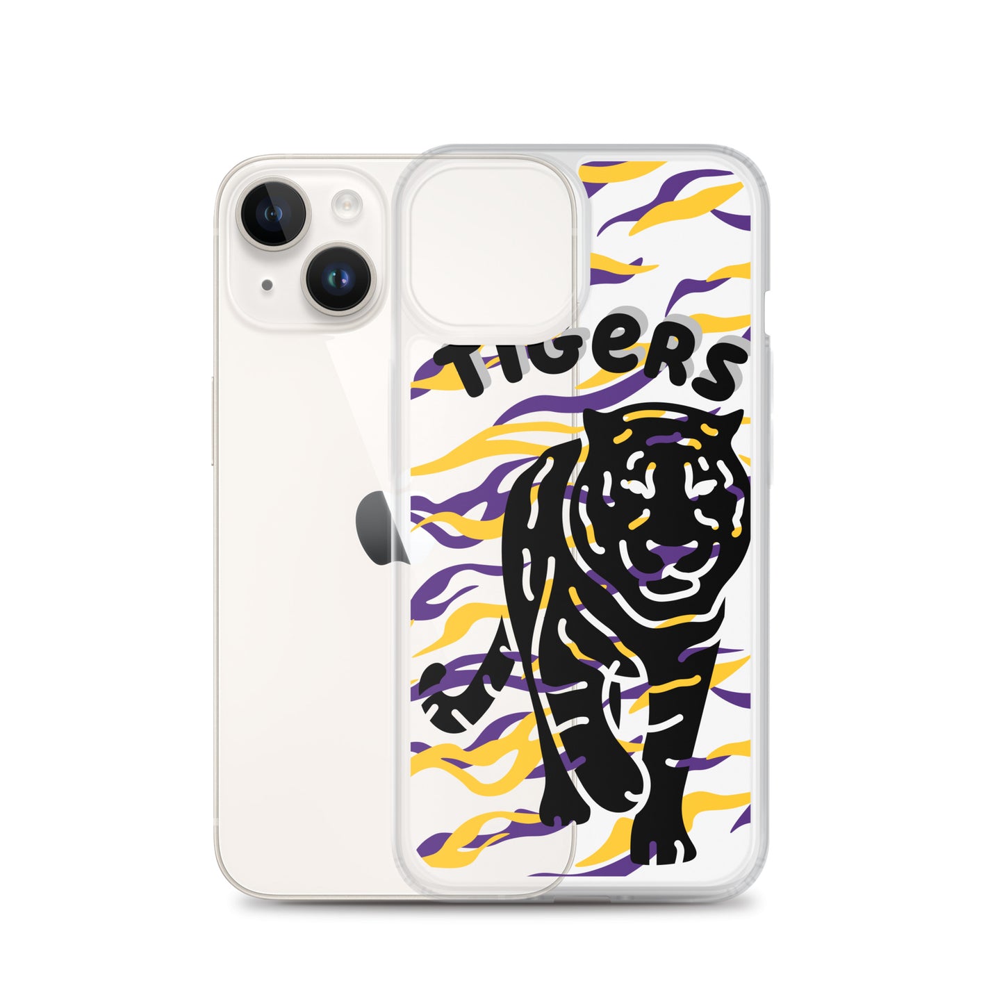 Tigers Clear iPhone Case