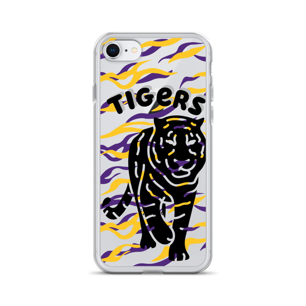 Tigers Clear iPhone Case