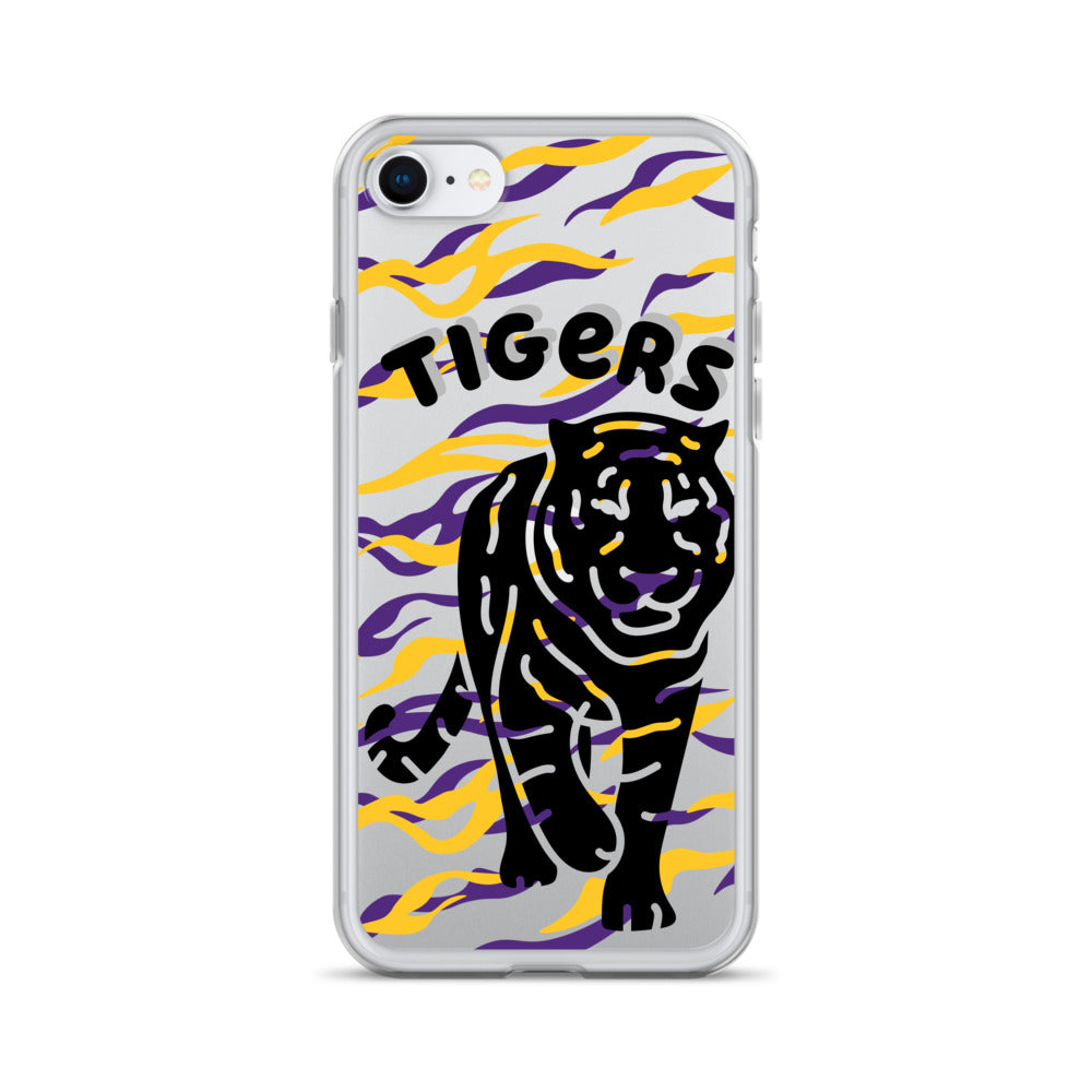 Tigers Clear iPhone Case