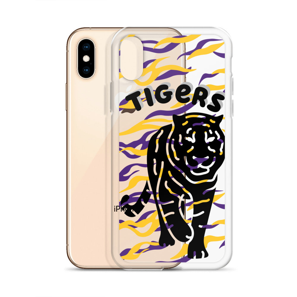 Tigers Clear iPhone Case