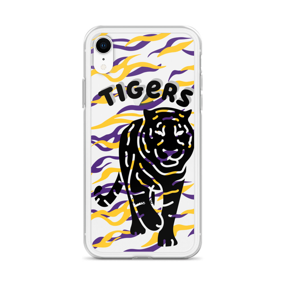 Tigers Clear iPhone Case