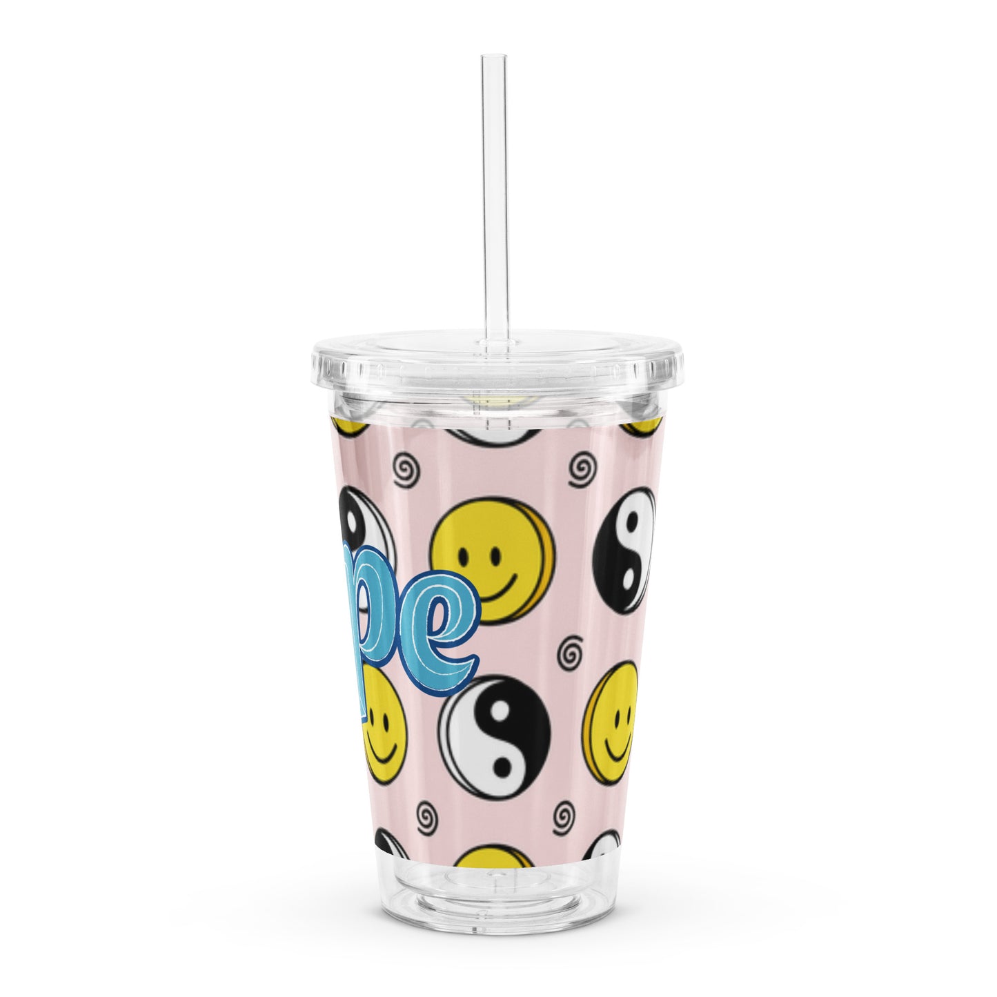 Nope Smiley Face Tumbler