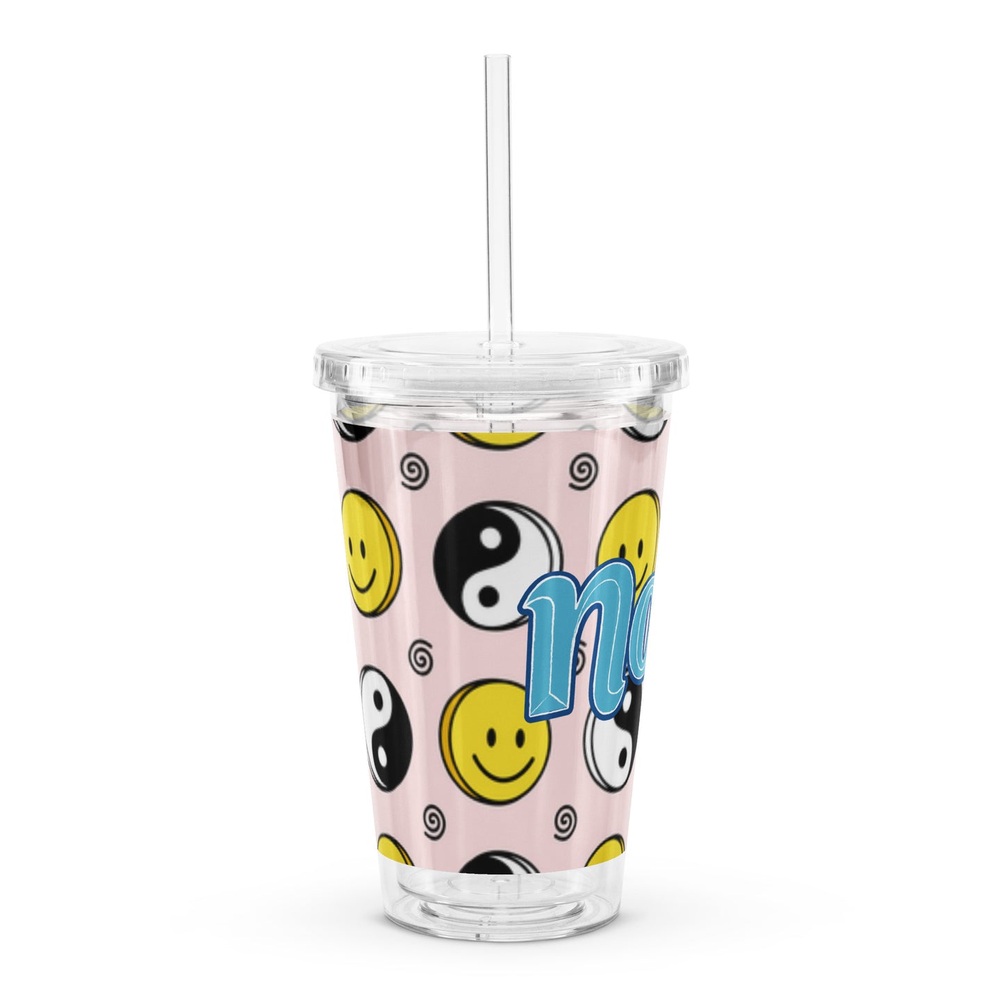 Nope Smiley Face Tumbler