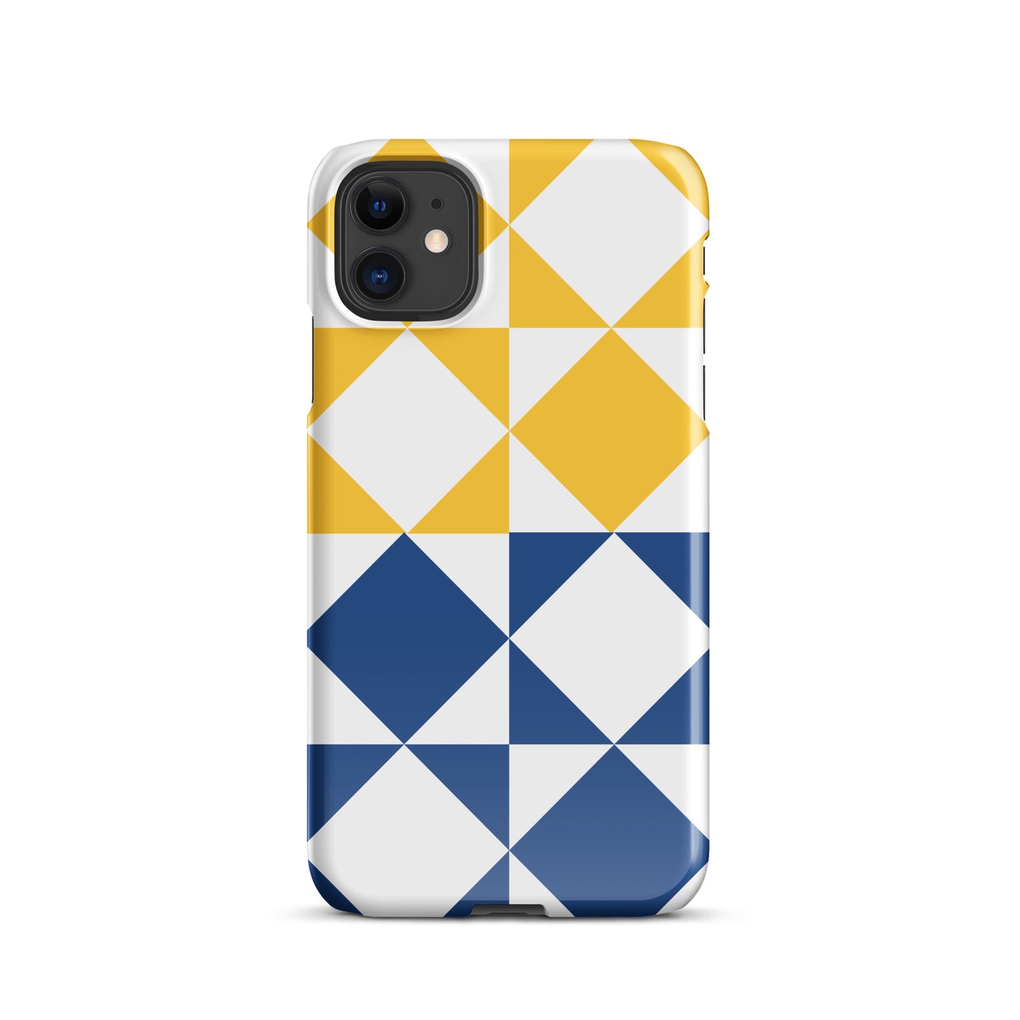 Royal and Gold Geo Snap iPhone case