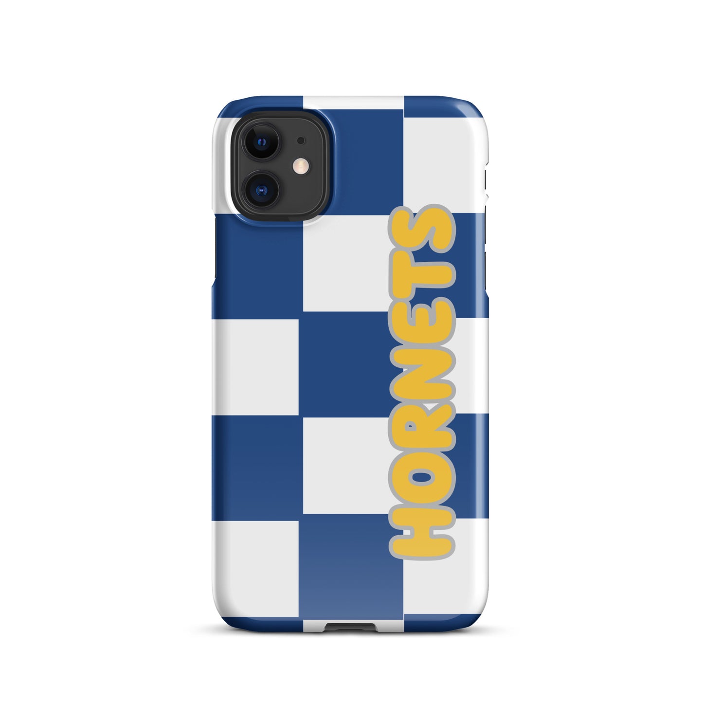 Blue and Gold Hornets Snap iPhone case