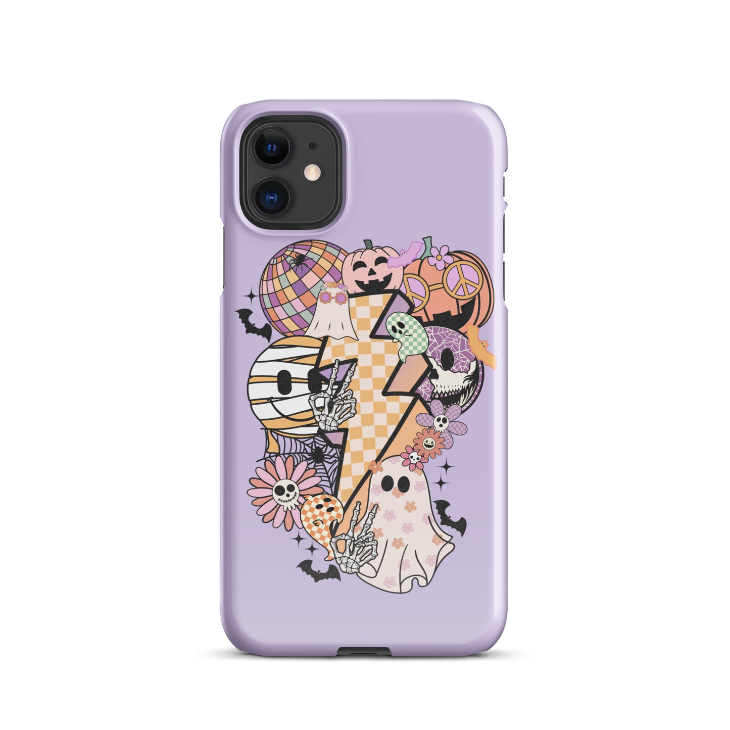 Lavender Groovy Spooky Snap case for iPhone®