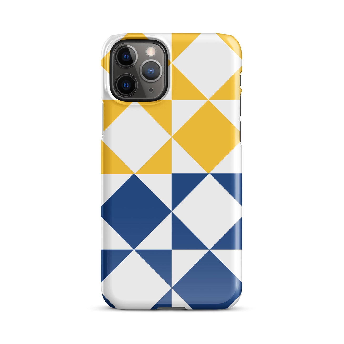 Royal and Gold Geo Snap iPhone case