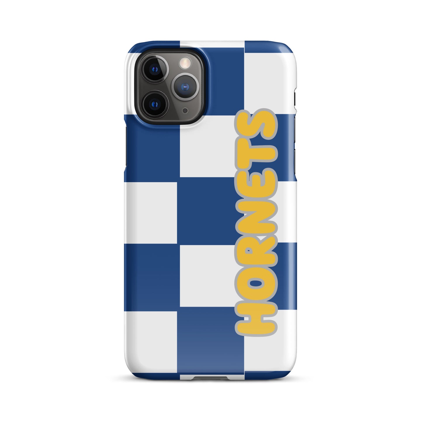 Blue and Gold Hornets Snap iPhone case