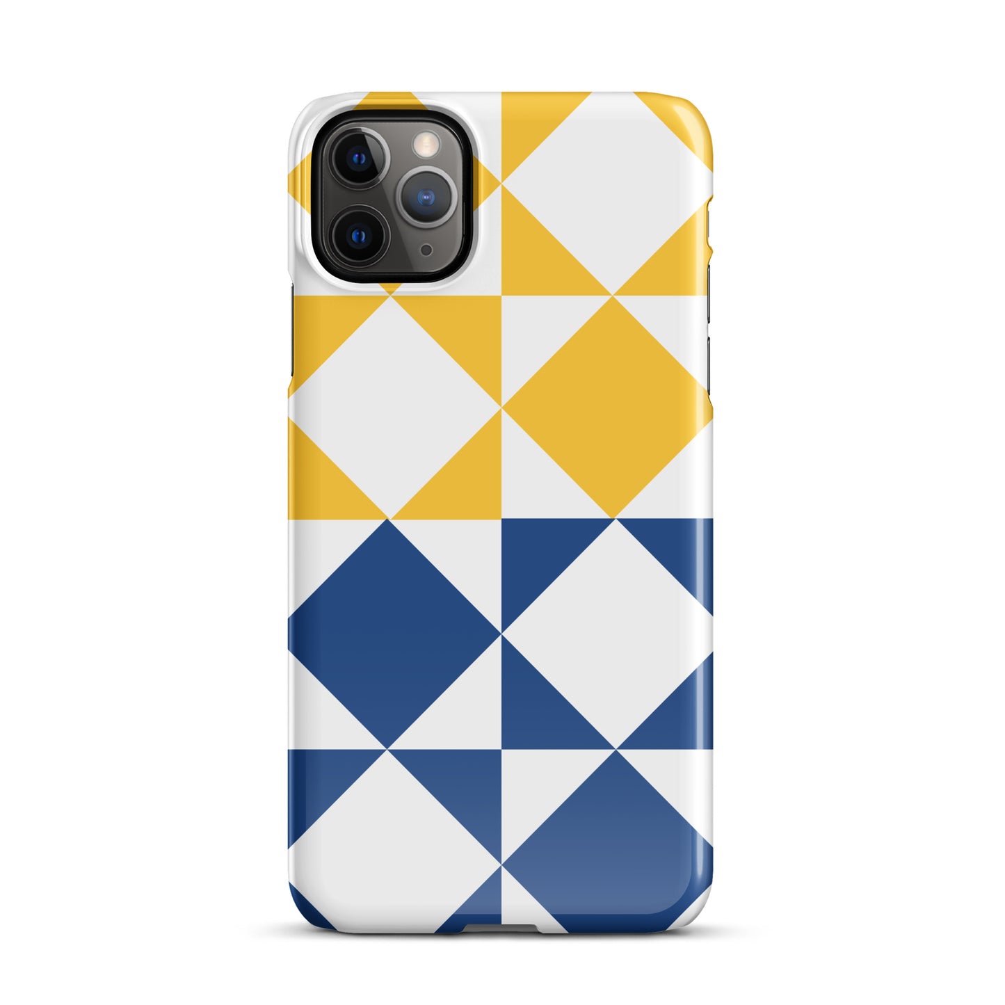 Royal and Gold Geo Snap iPhone case