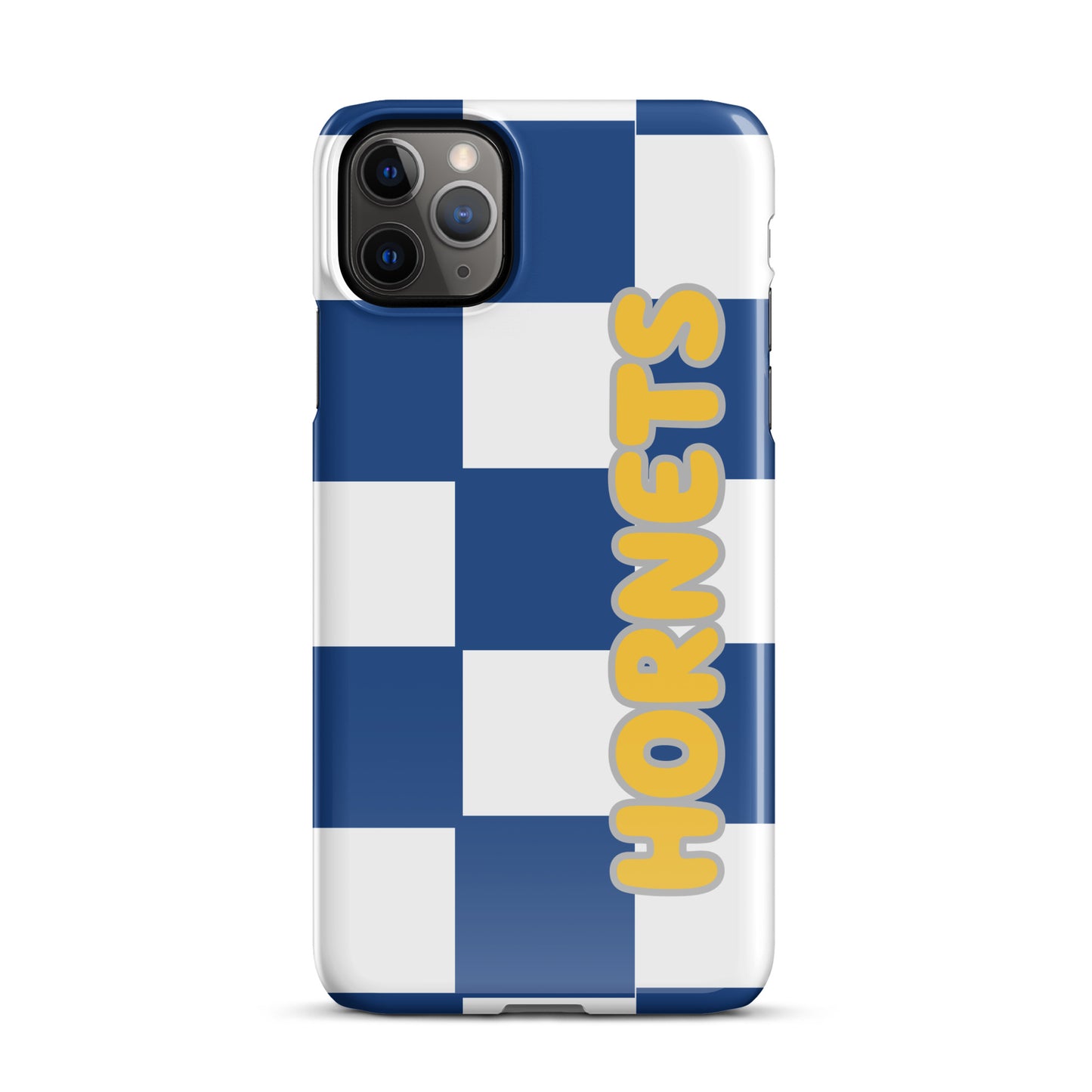 Blue and Gold Hornets Snap iPhone case