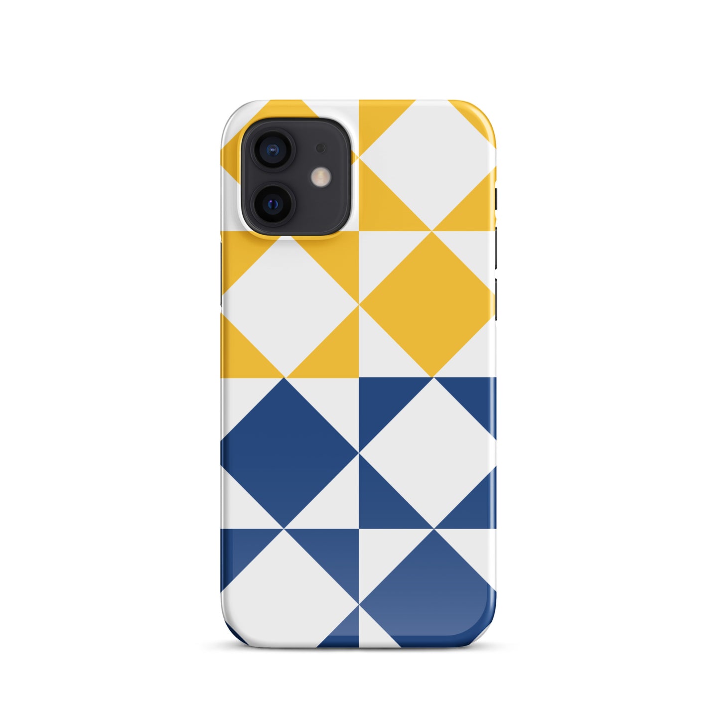 Royal and Gold Geo Snap iPhone case