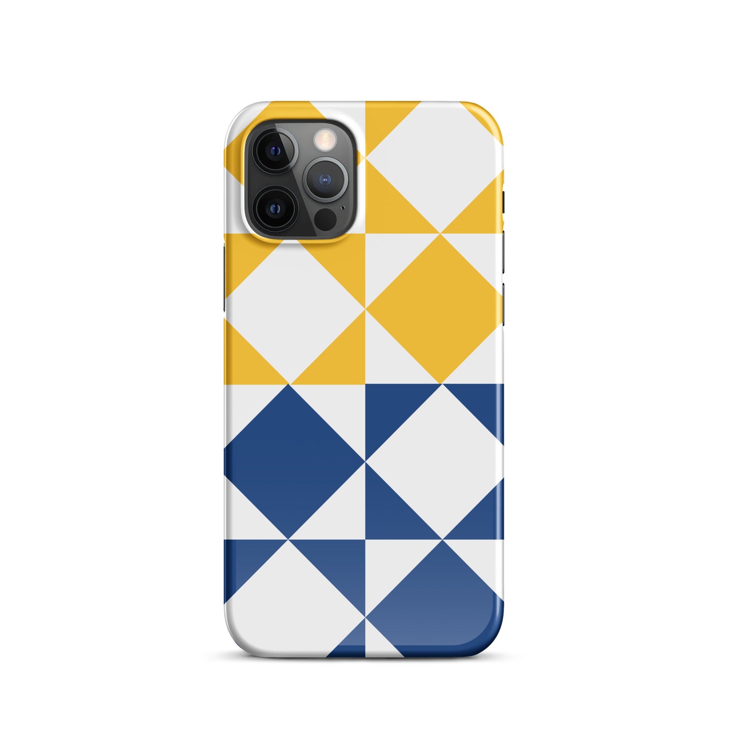 Royal and Gold Geo Snap iPhone case