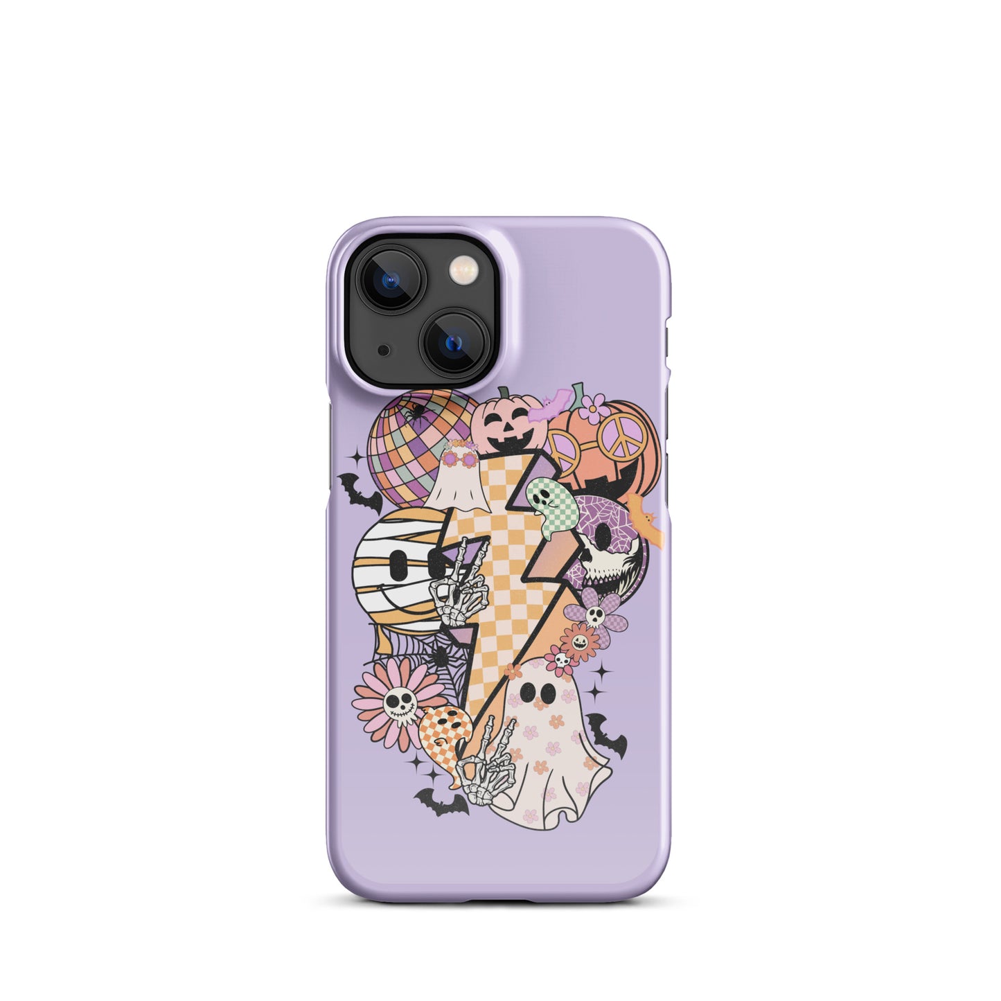 Lavender Groovy Spooky Snap case for iPhone®