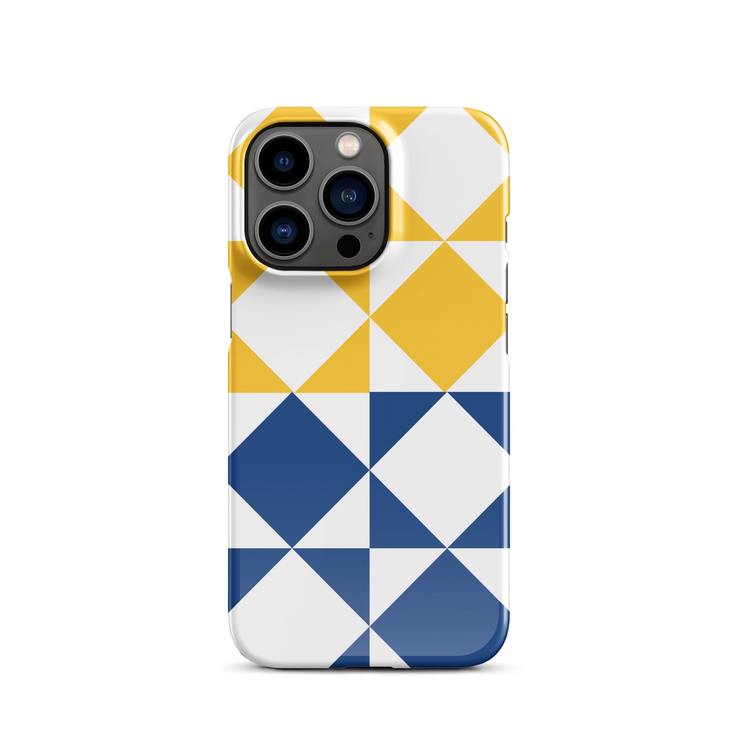 Royal and Gold Geo Snap iPhone case