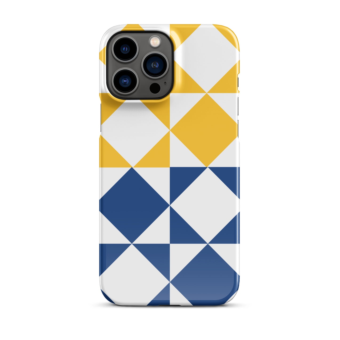 Royal and Gold Geo Snap iPhone case