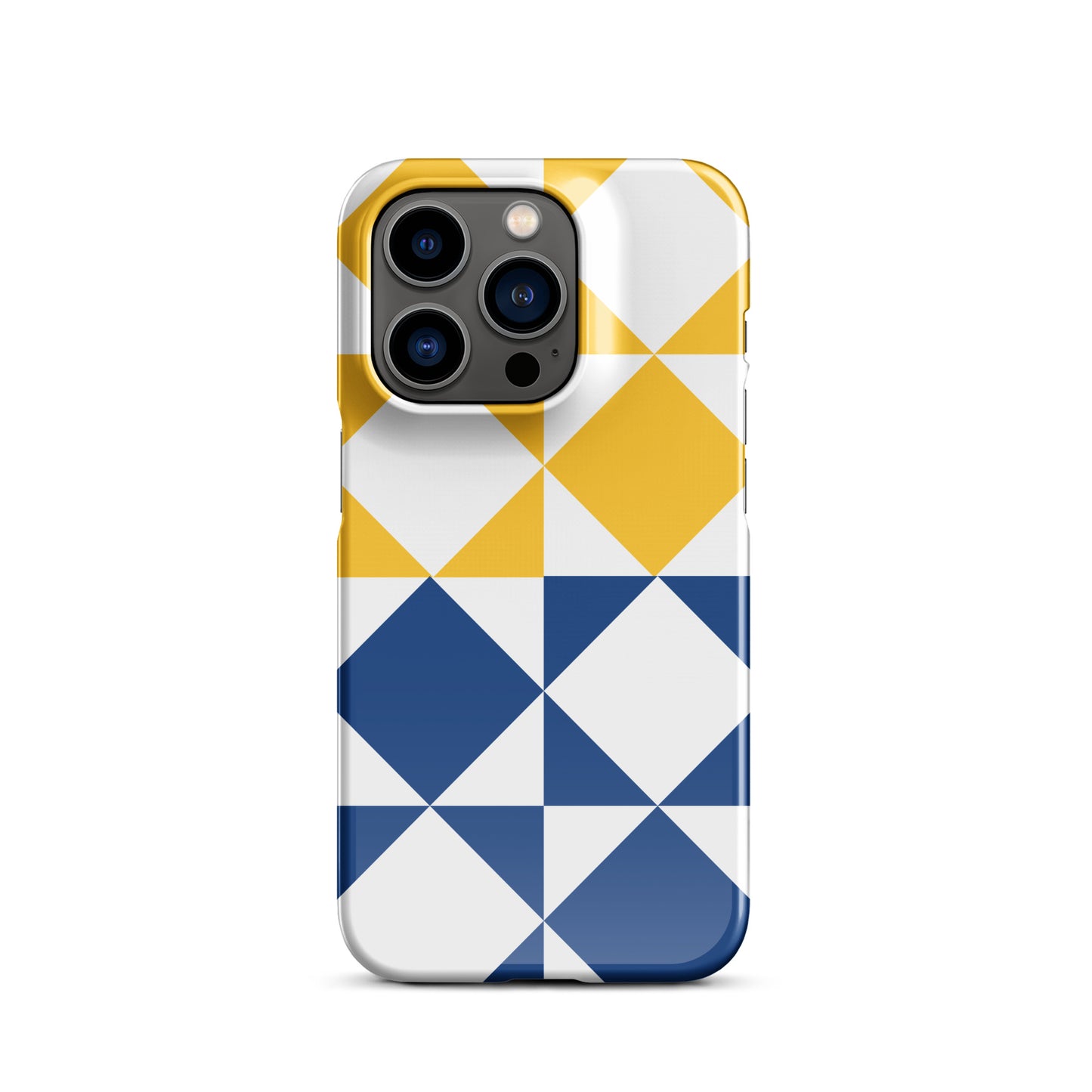 Royal and Gold Geo Snap iPhone case