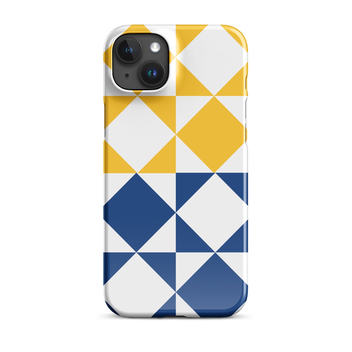 Royal and Gold Geo Snap iPhone case