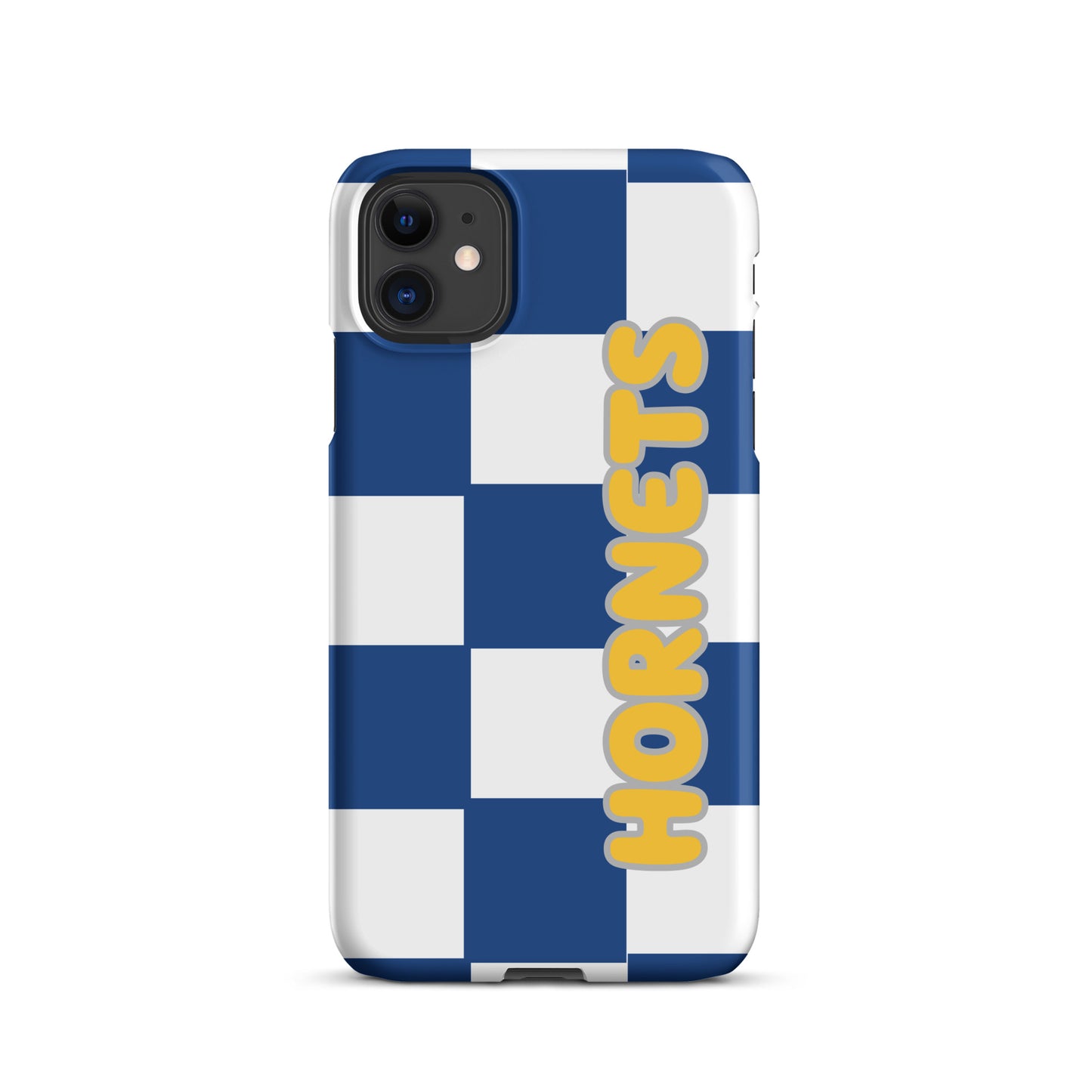 Blue and Gold Hornets Snap iPhone case