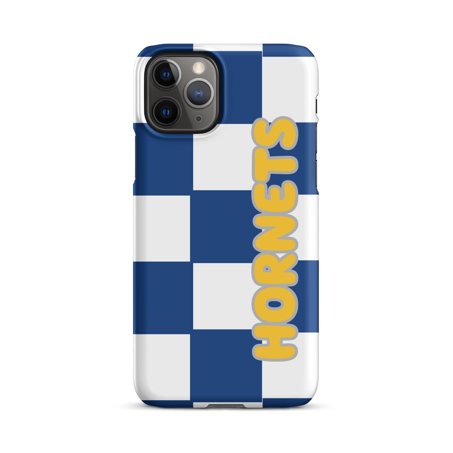 Blue and Gold Hornets Snap iPhone case