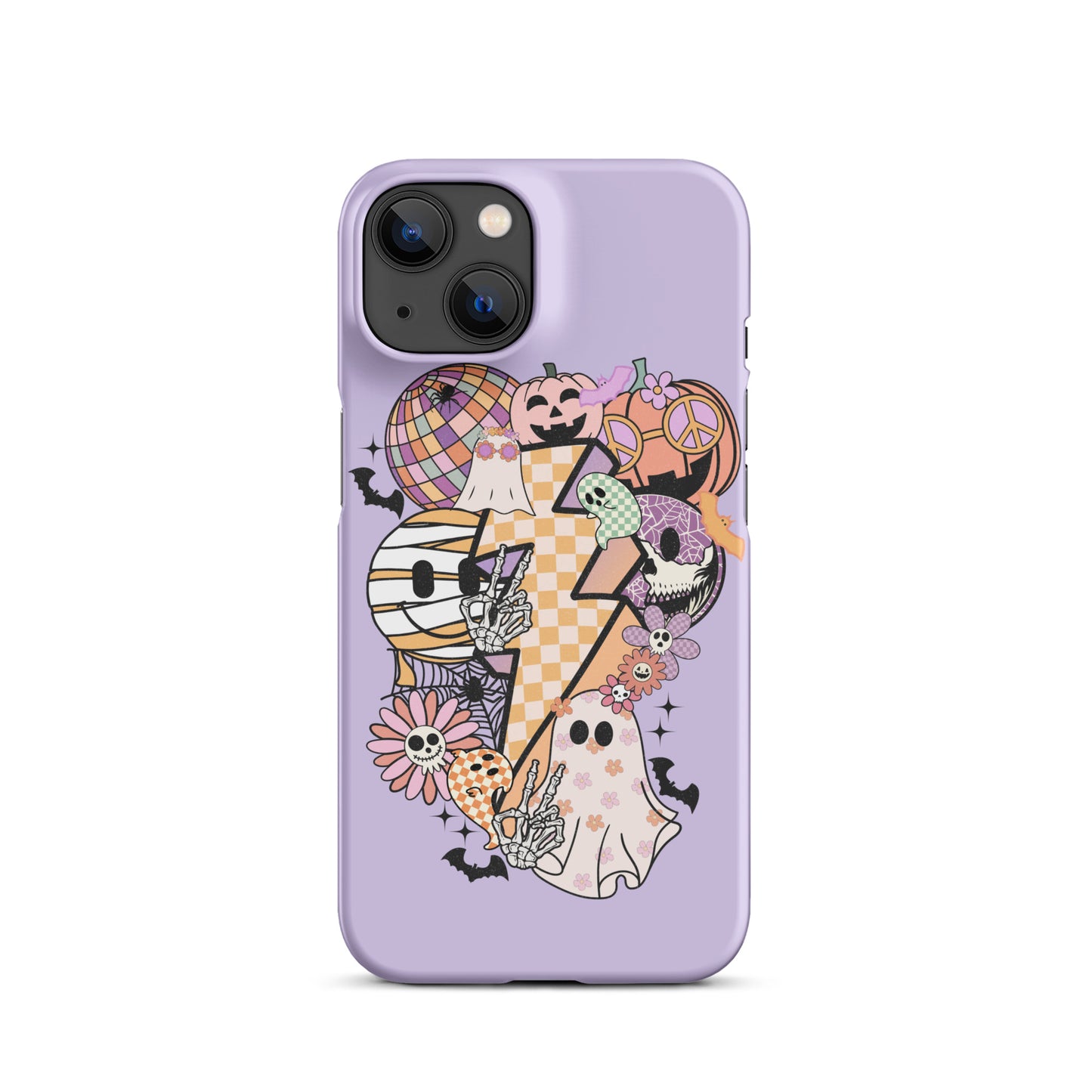 Lavender Groovy Spooky Snap case for iPhone®