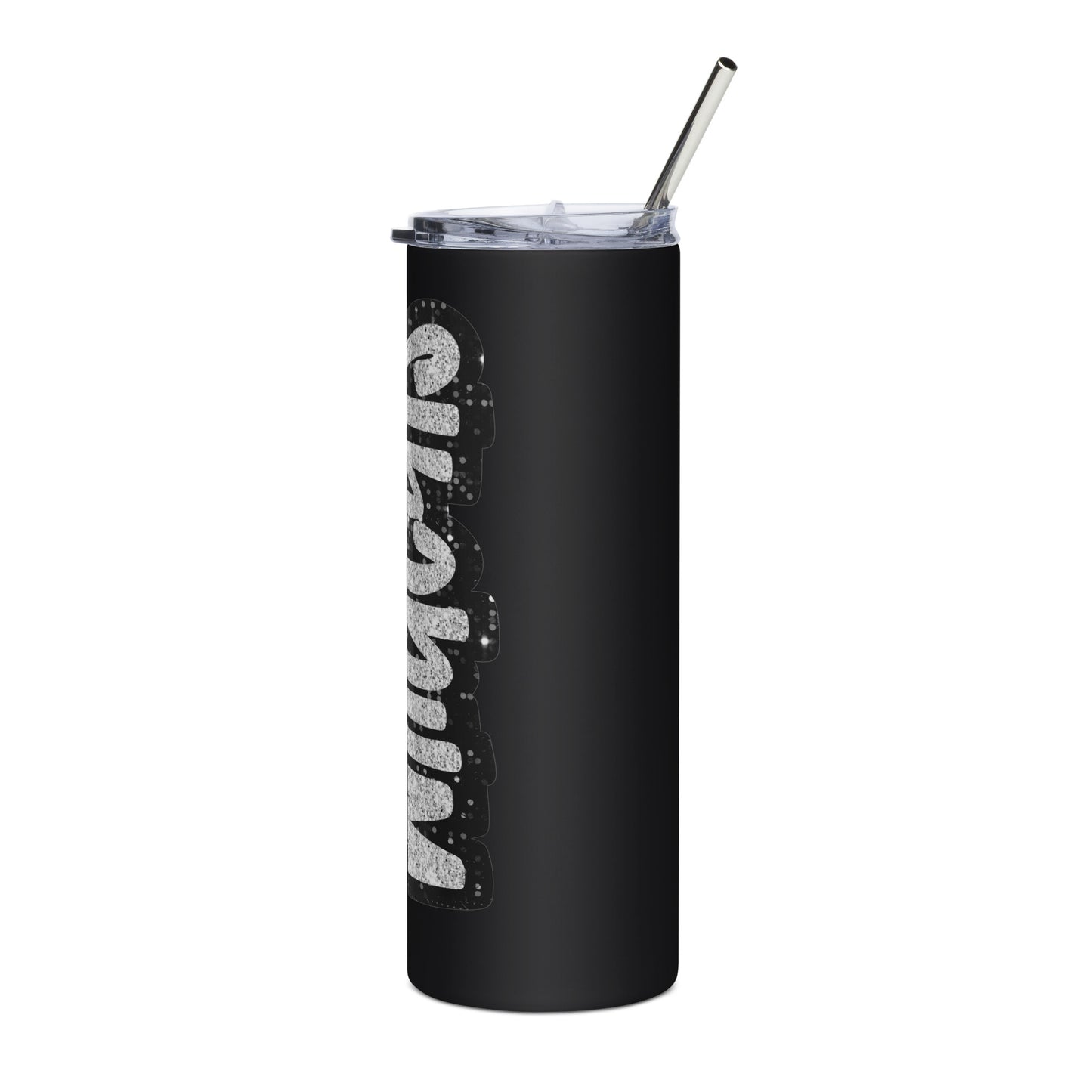 Black Wildcats Stainless steel tumbler