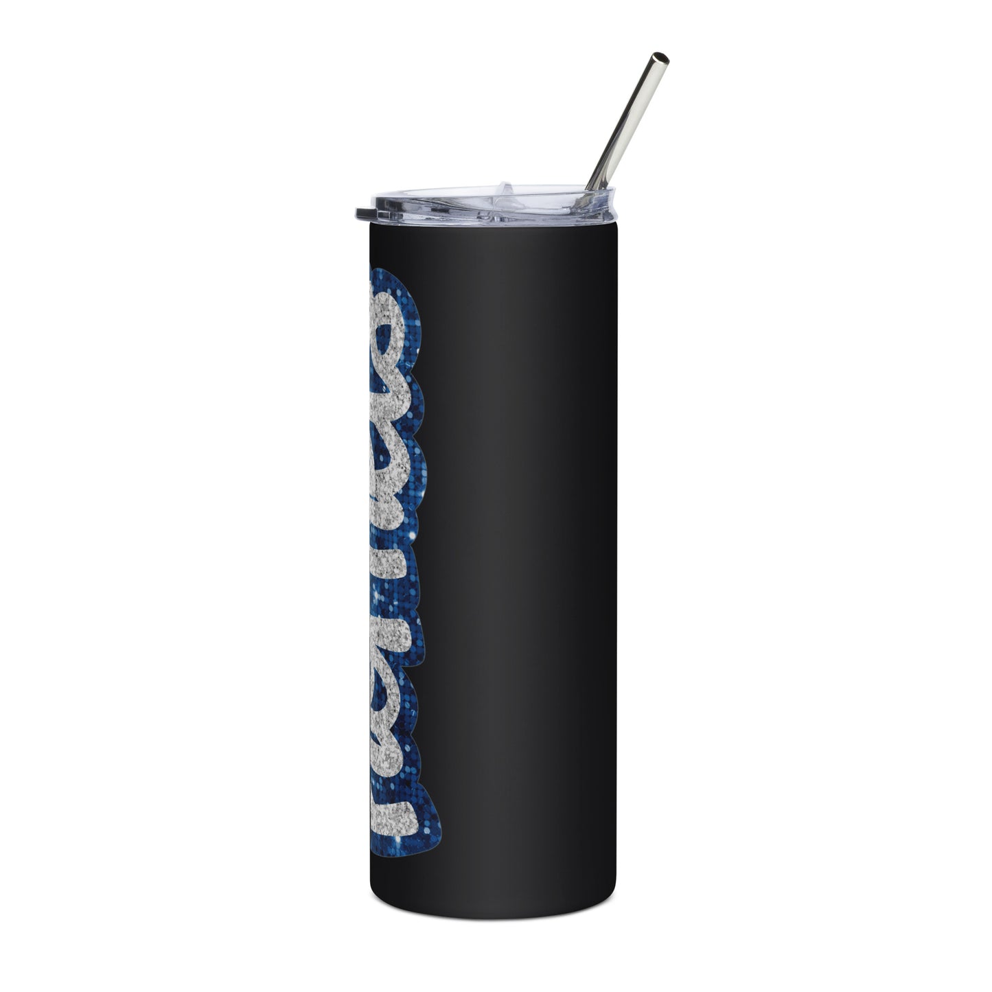 Hornets sequin look Stainless steel tumbler