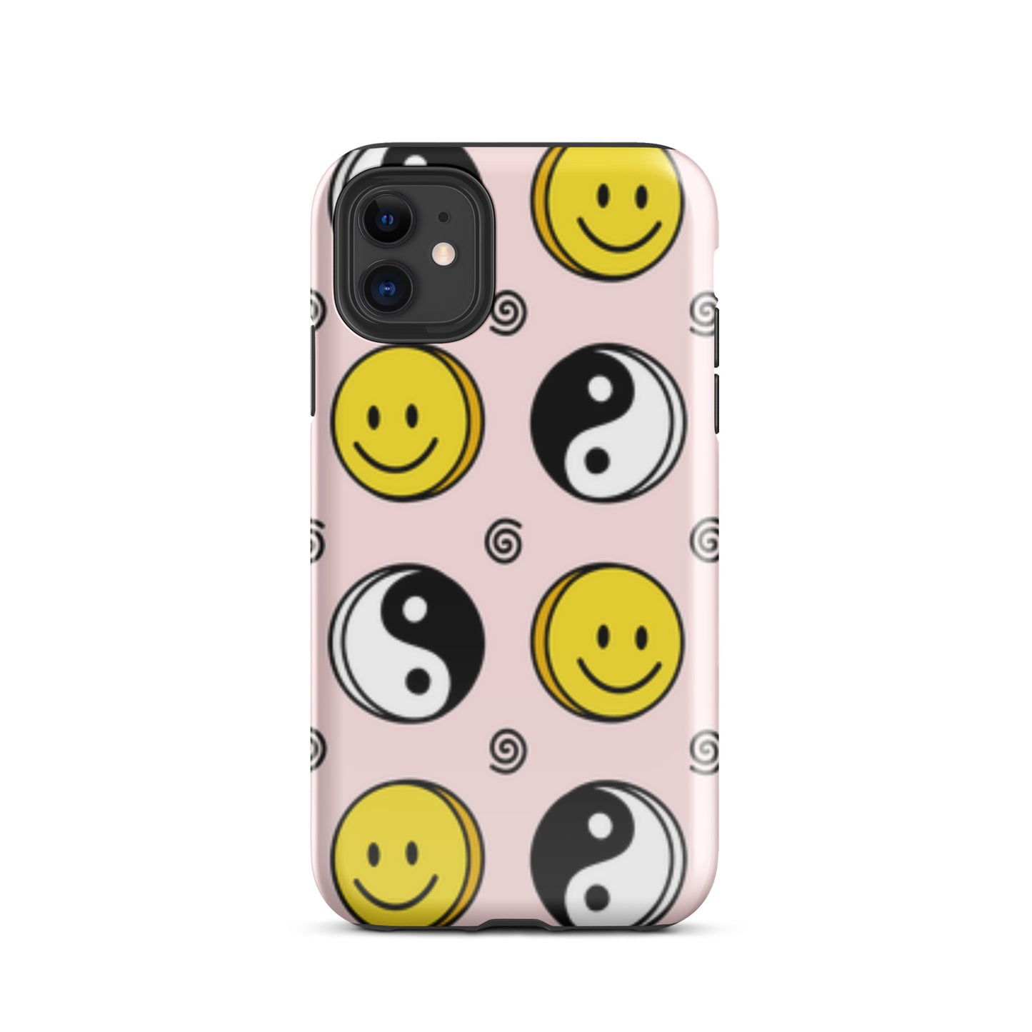 Yin Yang Smiles tough iPhone case