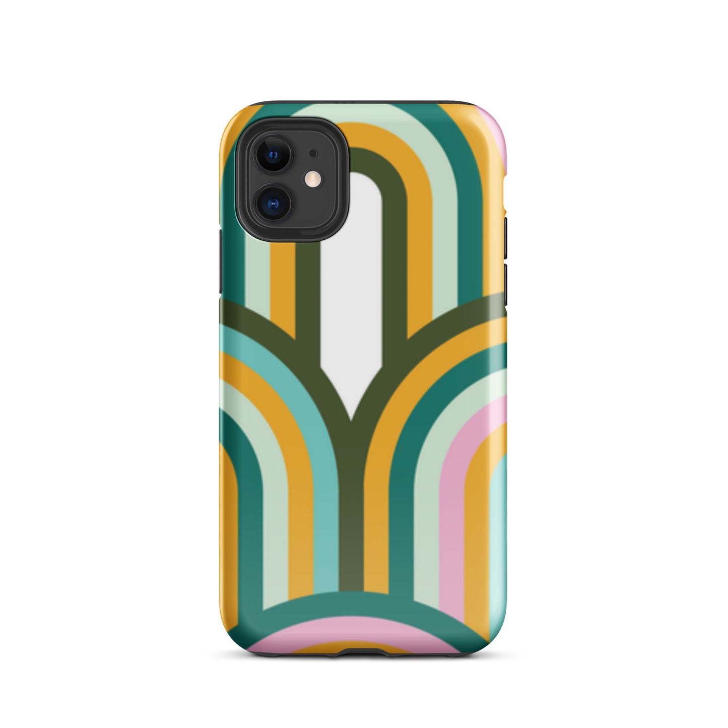 Geo Pastel tough iPhone case