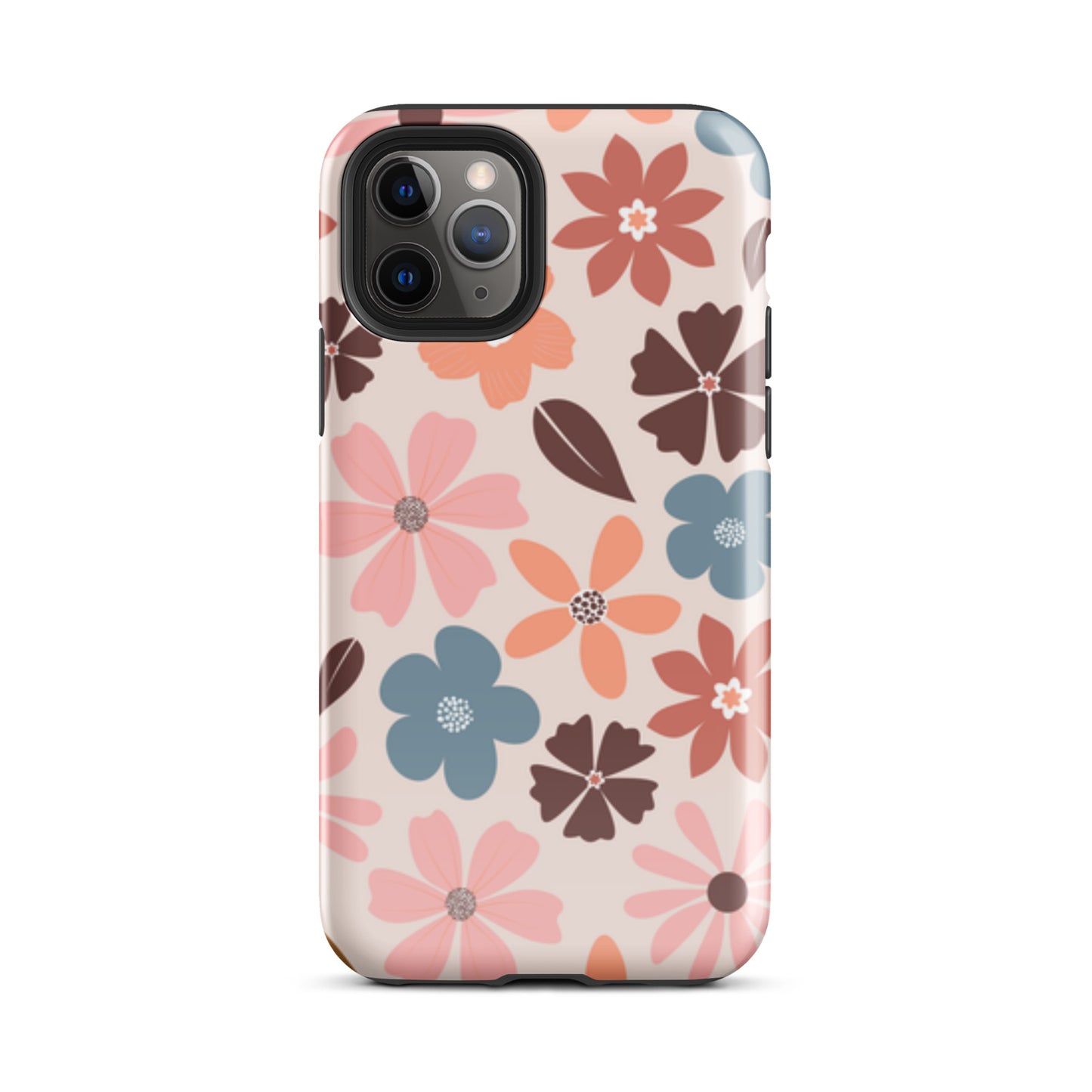 Groovy Flowers tough iPhone case