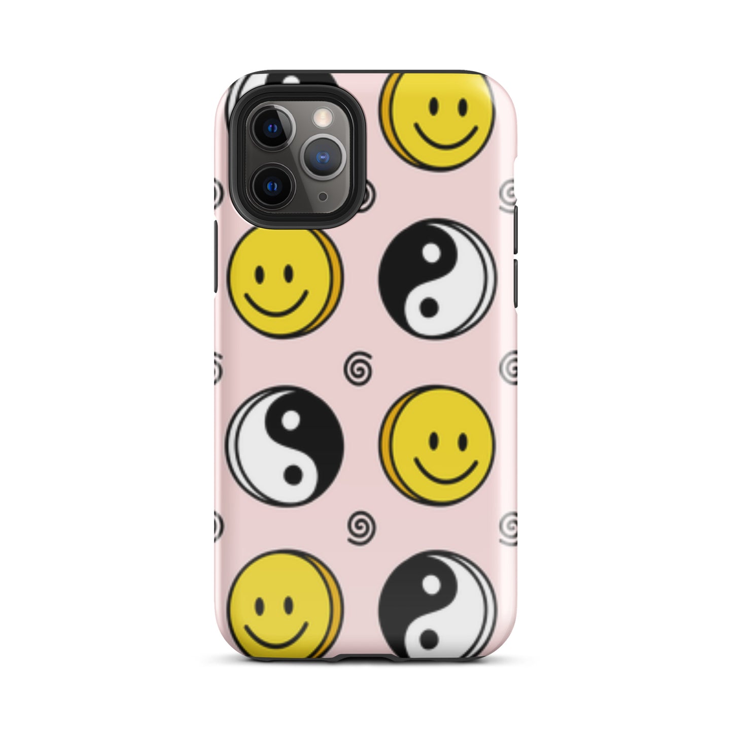 Yin Yang Smiles tough iPhone case