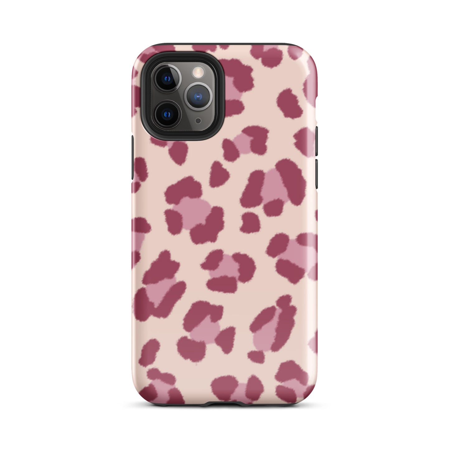 Pink leopard tough iPhone case