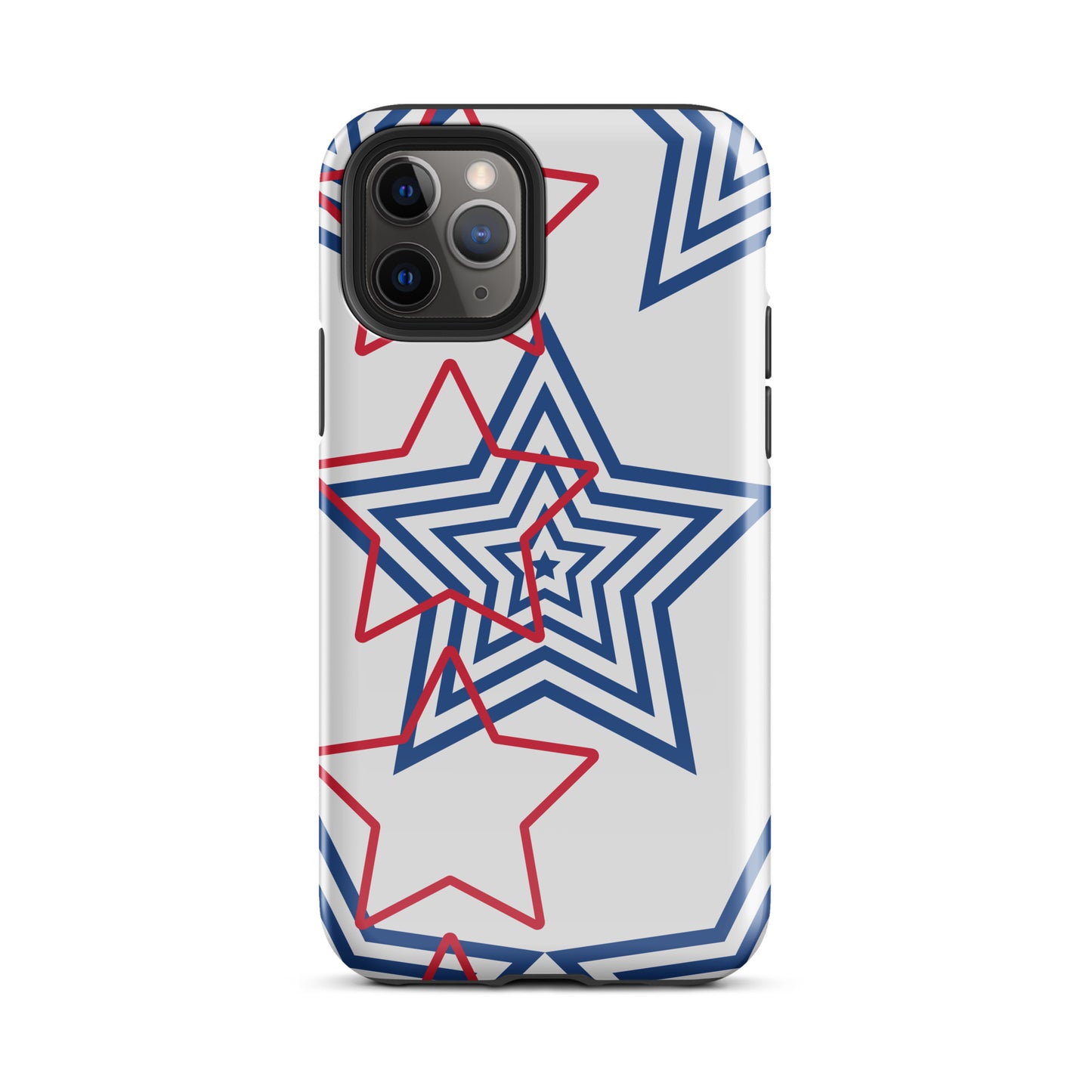 Red White and Blue Stars tough iPhone case