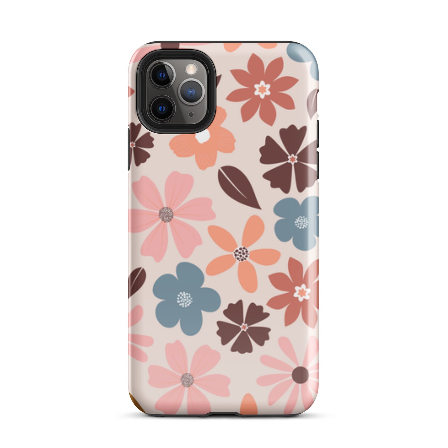 Groovy Flowers tough iPhone case