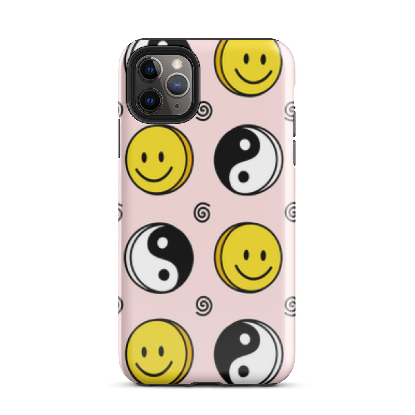 Yin Yang Smiles tough iPhone case