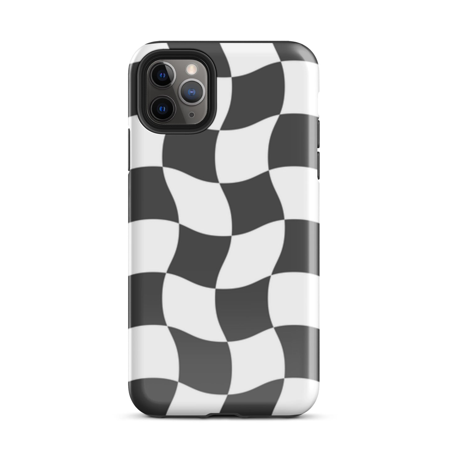 Black and White Haze tough iPhone case